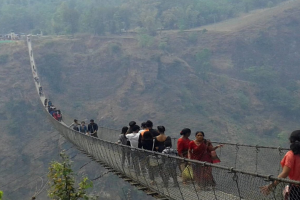 झोलुङ्गे पुललाई विश्व रेकर्ड राख्ने प्रक्रिया शुरु