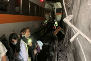 ताइवानमा रेल दुर्घटना : कम्तीमा ३६ जनाको मृत्यु, ७२ घाइते
