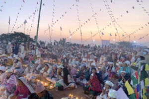 माङसेबुङमा धार्मिक पर्यटकको घुँइचो